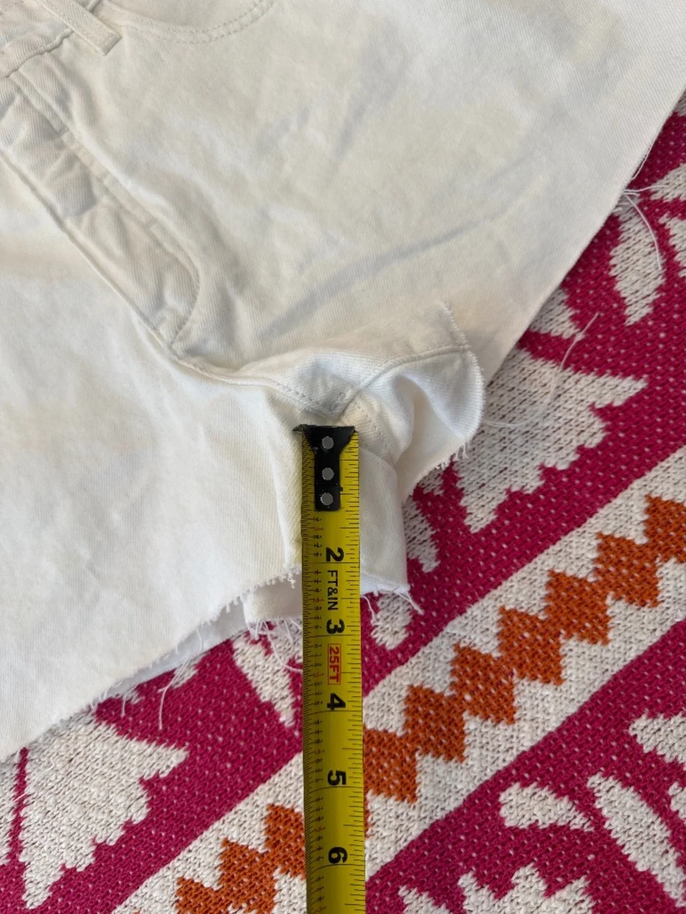 Anthropologie Pilcro White Denim Shorts NWT